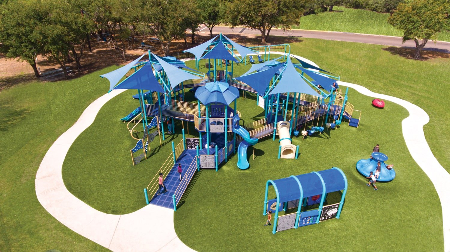 Shade Structures on a playground